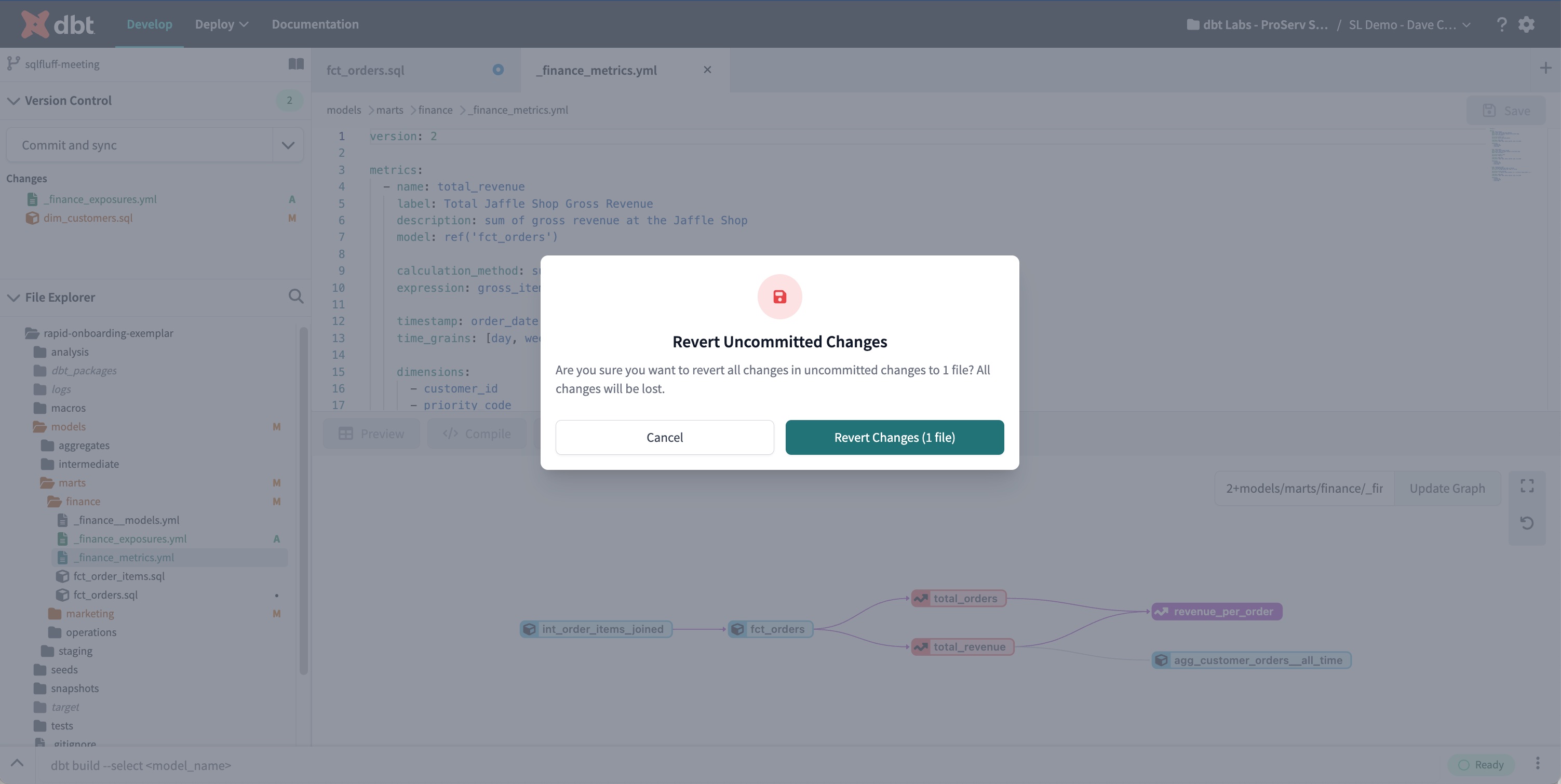 The Commit Changes modal is how users change their branch. The Commit Changes modal is how users change their branch.